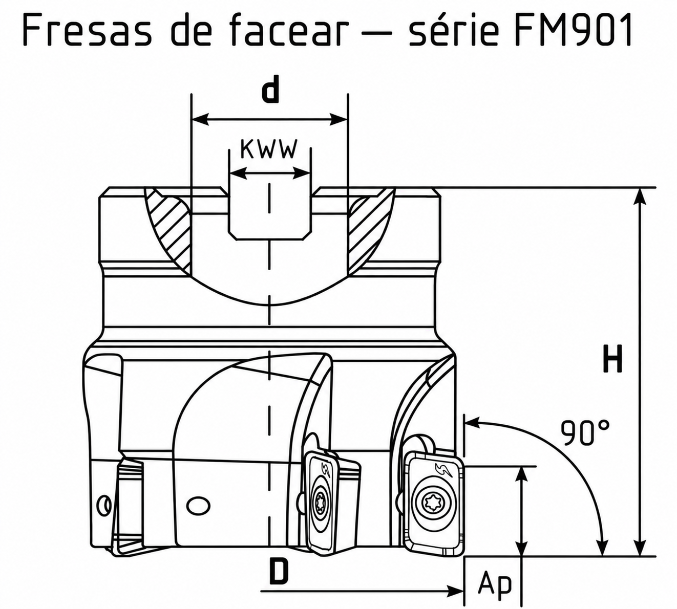 Desenho ou imagem técnica do produto