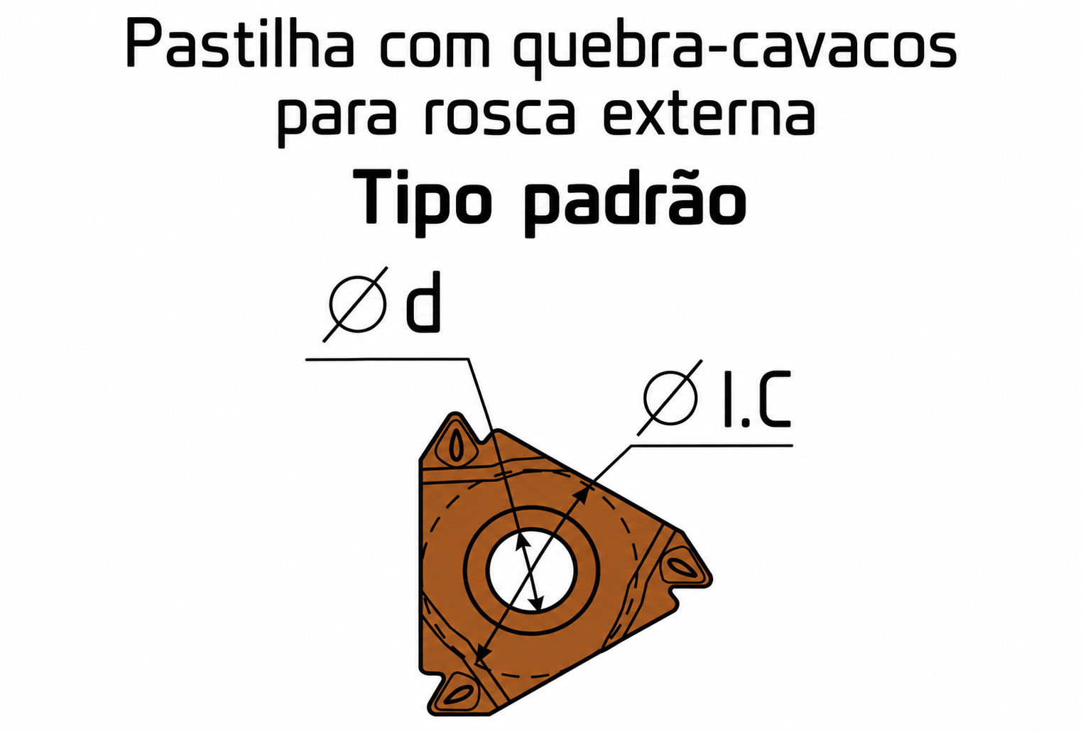 Desenho ou imagem técnica do produto