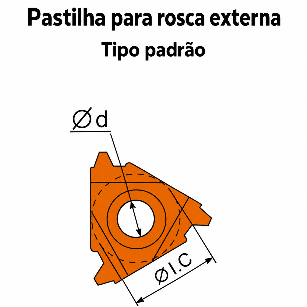 Desenho ou imagem técnica do produto